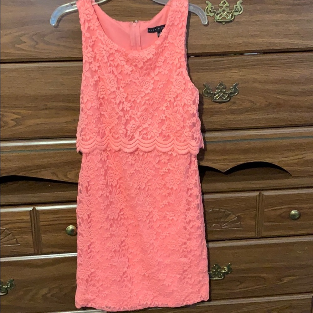 Coral Bodycon Dress
